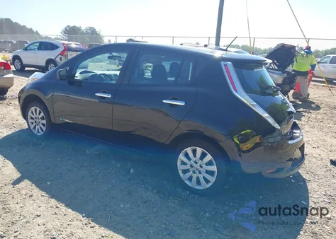 2015 Nissan Leaf S из США, поврежденный, VIN 1N4AZ0CP3FC322339